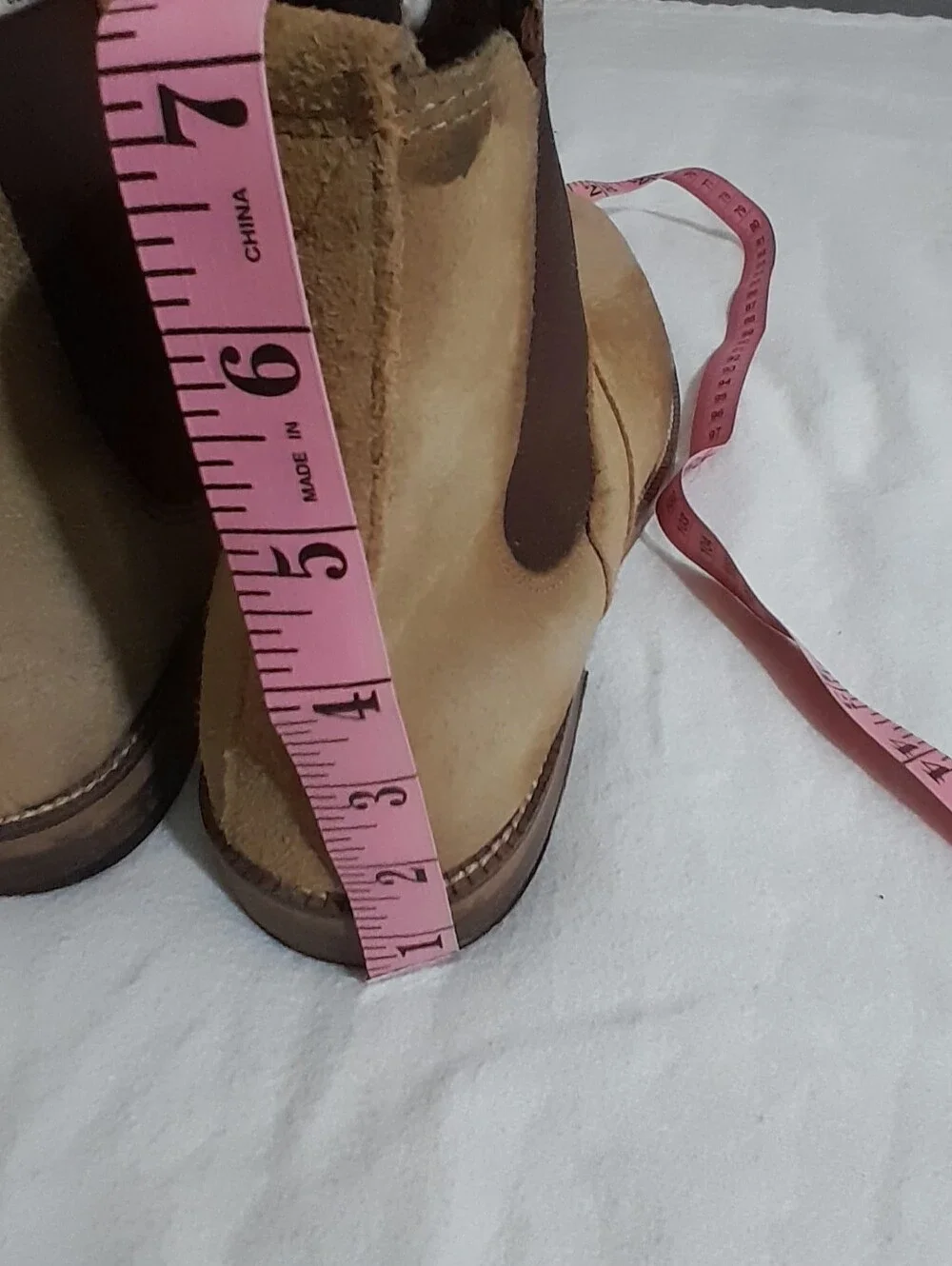 Men's Chelsea Boots in Tan Suede